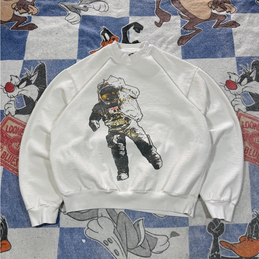 Kid cudi man on the moon crewneck sweatshirt